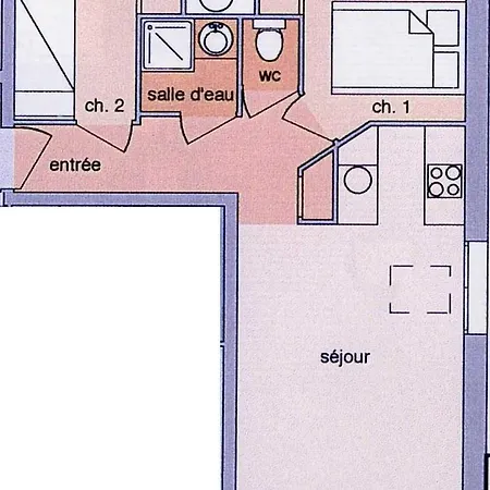 דירה Pied Des Pistes, 6 Personnes, 2 - Gran11 *